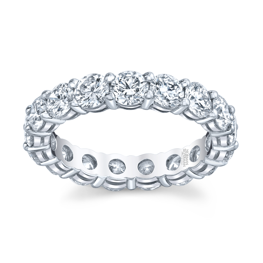 Round Diamond Eternity Band