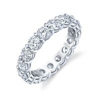 Round Diamond Eternity Band