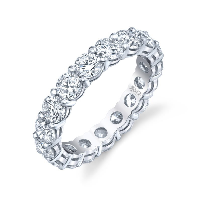 Round Diamond Eternity Band