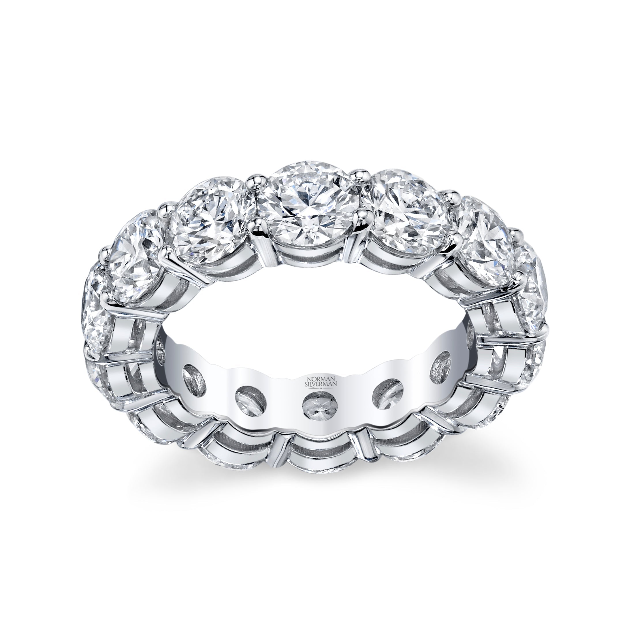 Round Diamond Eternity Band