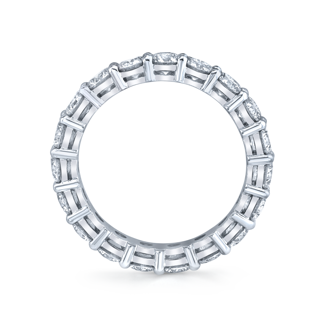 Round Diamond Eternity Band