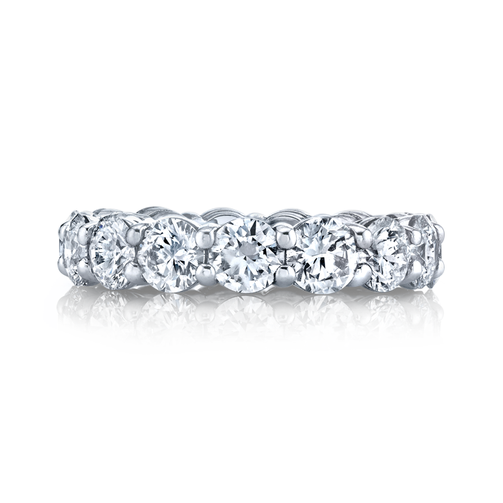 Round Diamond Eternity Band