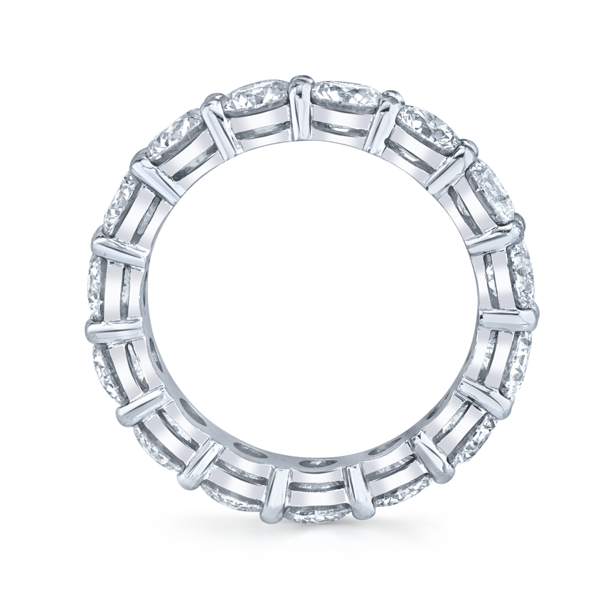 Round Diamond Eternity Band