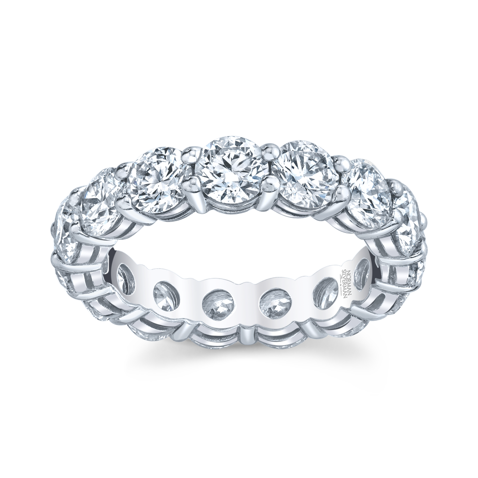 Round Diamond Eternity Band