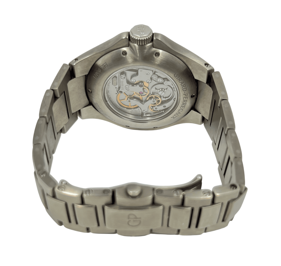 Girard Perregaux Laureato Triple Bridge Tourbillon Titanium Men's Watch