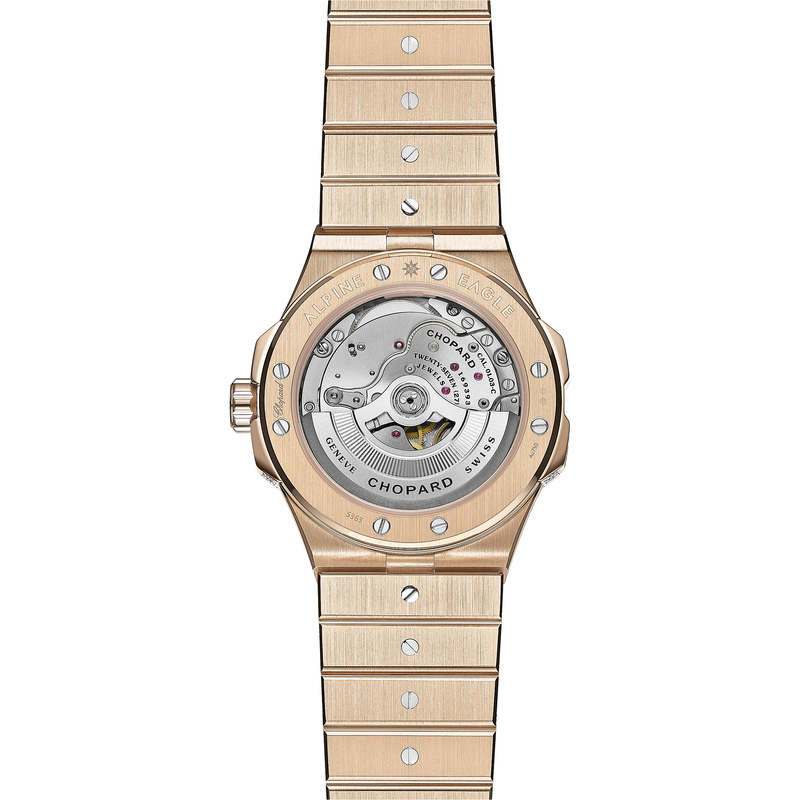 Chopard Alpine Eagle 18K Rose Gold & Multi-Colored Sapphire & Diamonds Unisex Watch