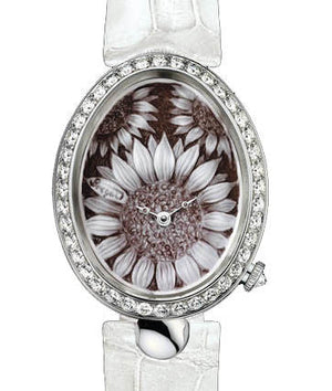 Breguet Reine De Naples 8928 18K White Gold & Diamonds Ladies Watch