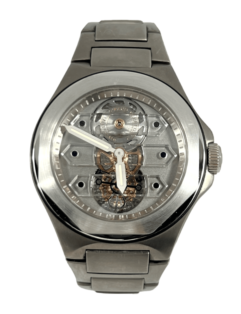 Girard Perregaux Laureato Triple Bridge Tourbillon Titanium Men's Watch