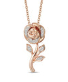 3- Piece Set Adjustable Rose Gold White Crystal Jewelry Set