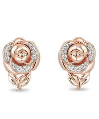 3- Piece Set Adjustable Rose Gold White Crystal Jewelry Set