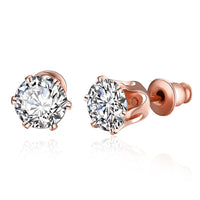 Swarovski Elements Mini Studs in 18K Rose Gold
