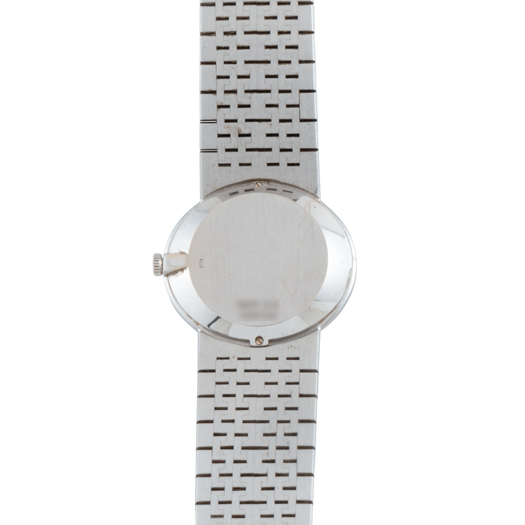 White Gold 'Mother Of Pearl & Lapis Lazuli' Dress Watch