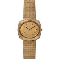 Yellow Gold 'Hobnail' Dress Watch