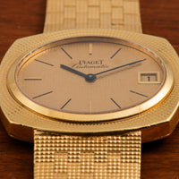 Yellow Gold 'Hobnail' Dress Watch