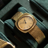 Yellow Gold 'Hobnail' Dress Watch