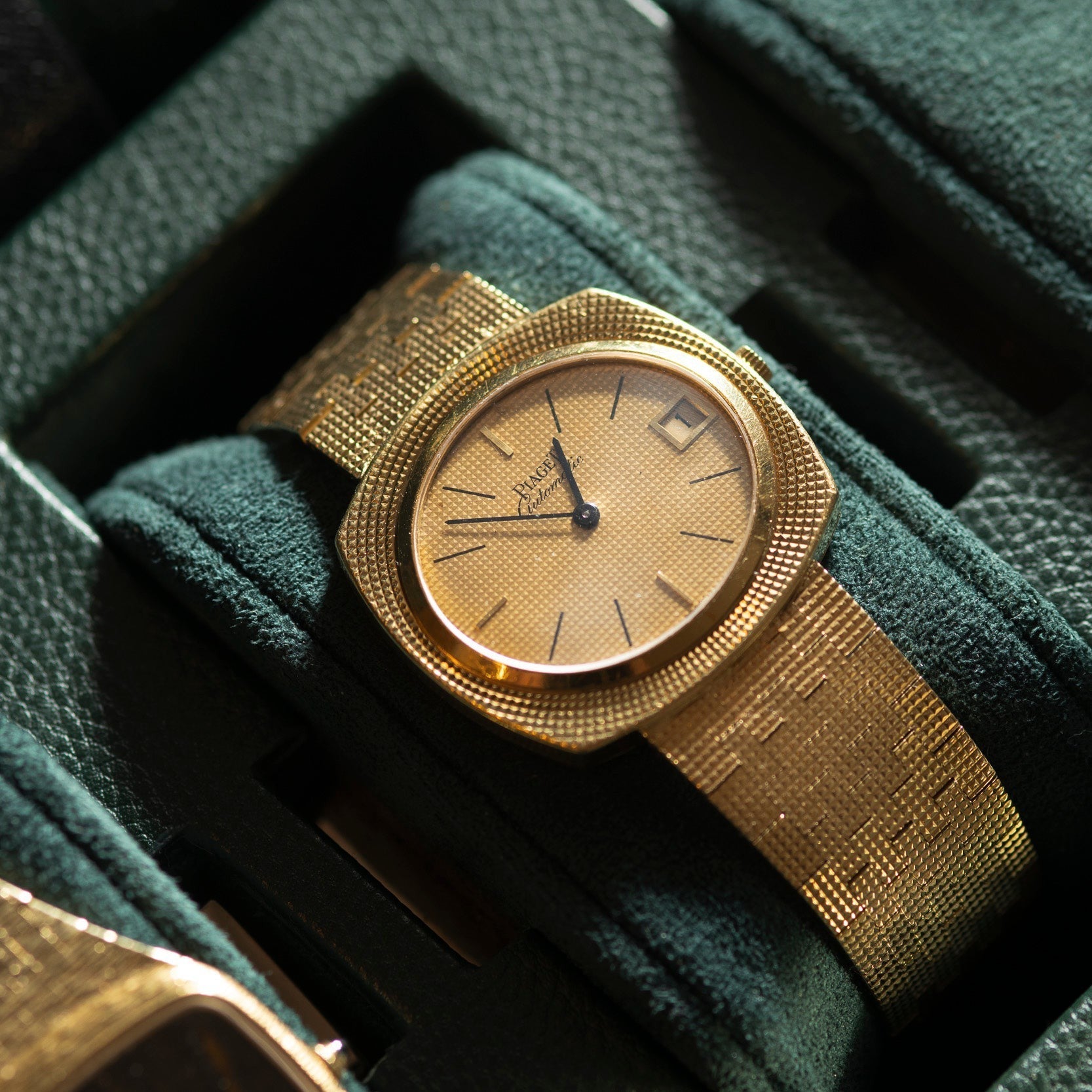 Yellow Gold 'Hobnail' Dress Watch