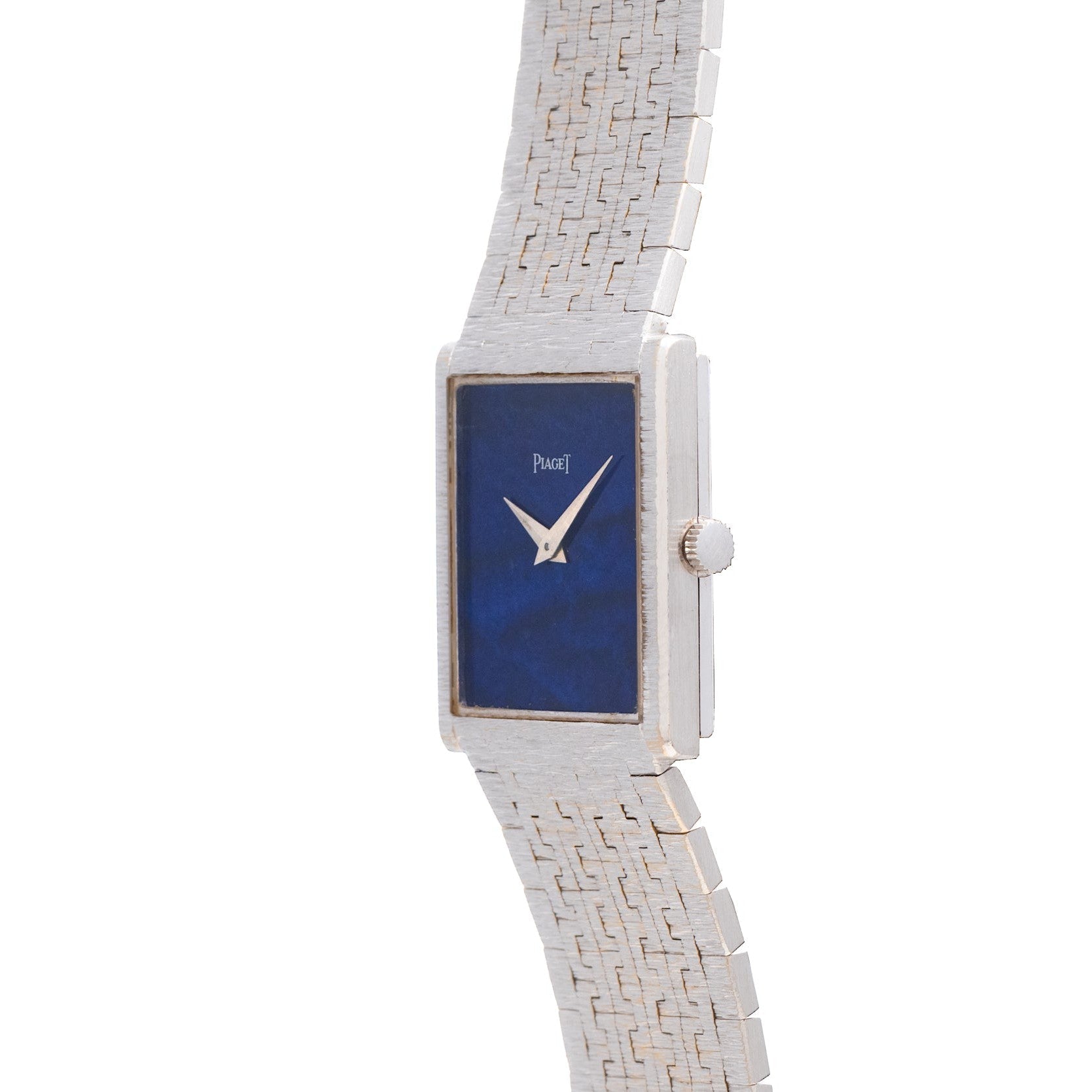 White Gold 'Lapis Lazuli' Dress Watch