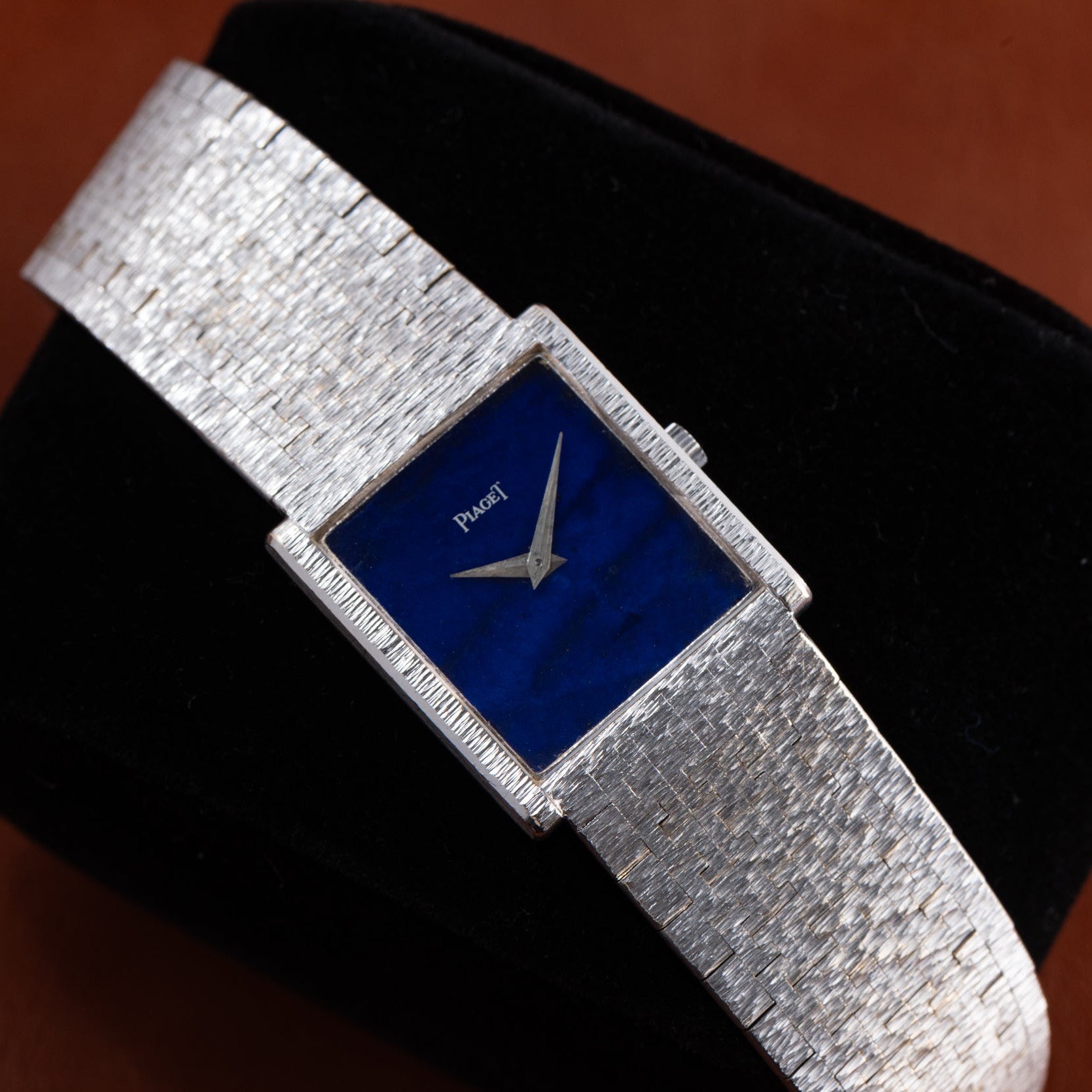 White Gold 'Lapis Lazuli' Dress Watch