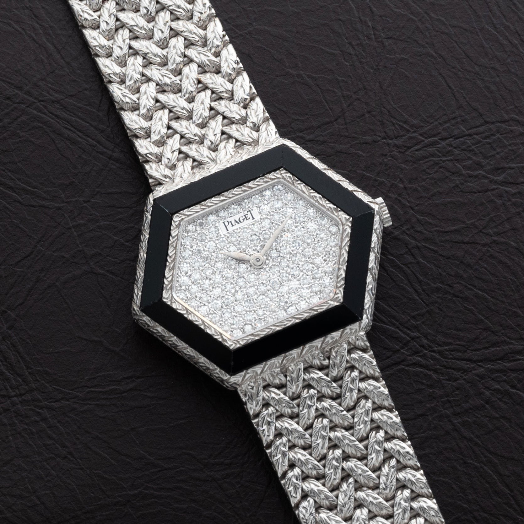 Hexagonal Diamond Dress Watch