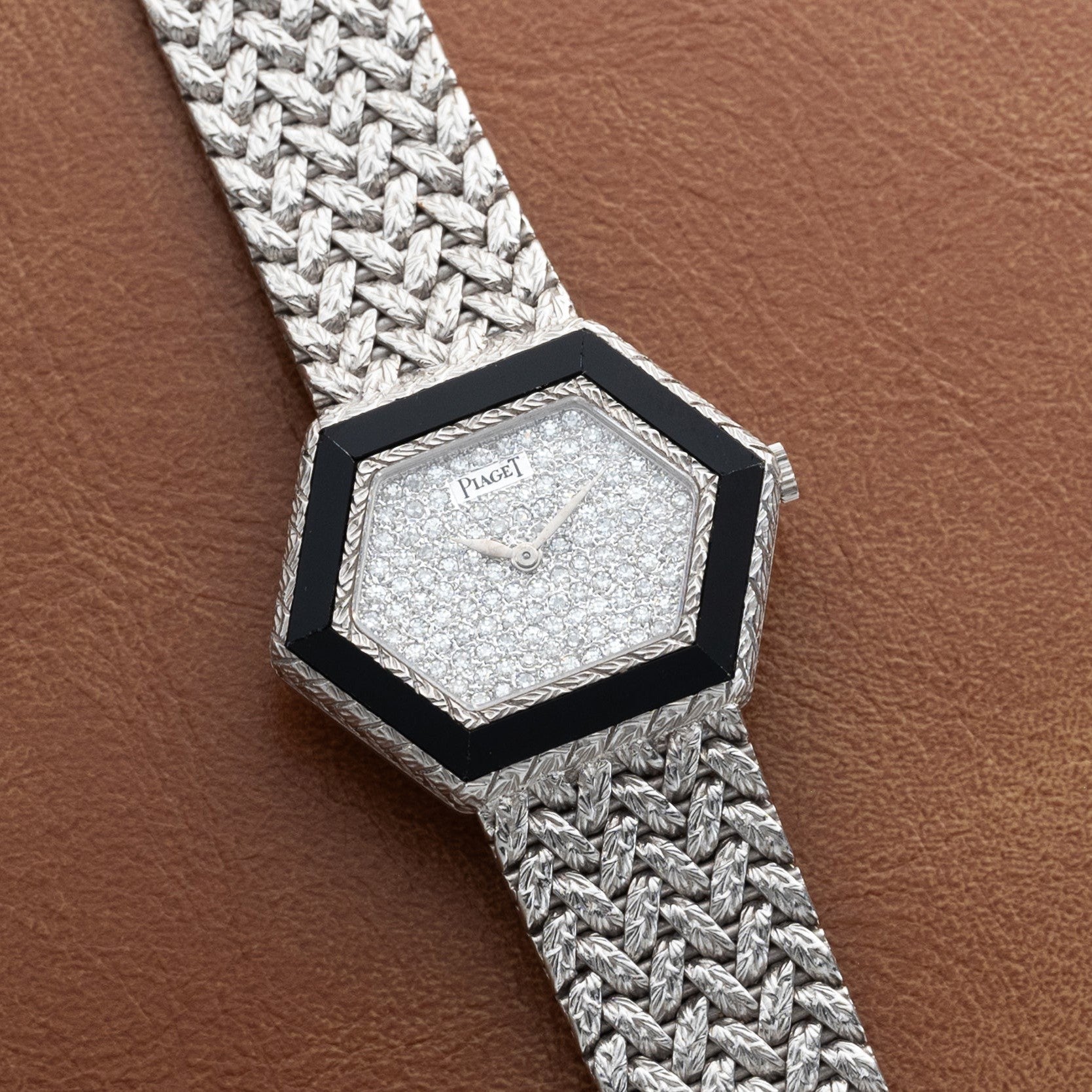 Hexagonal Diamond Dress Watch