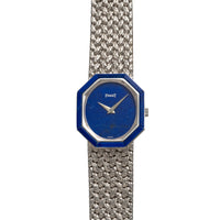 Lapis Lazuli' White Gold Dress Watch
