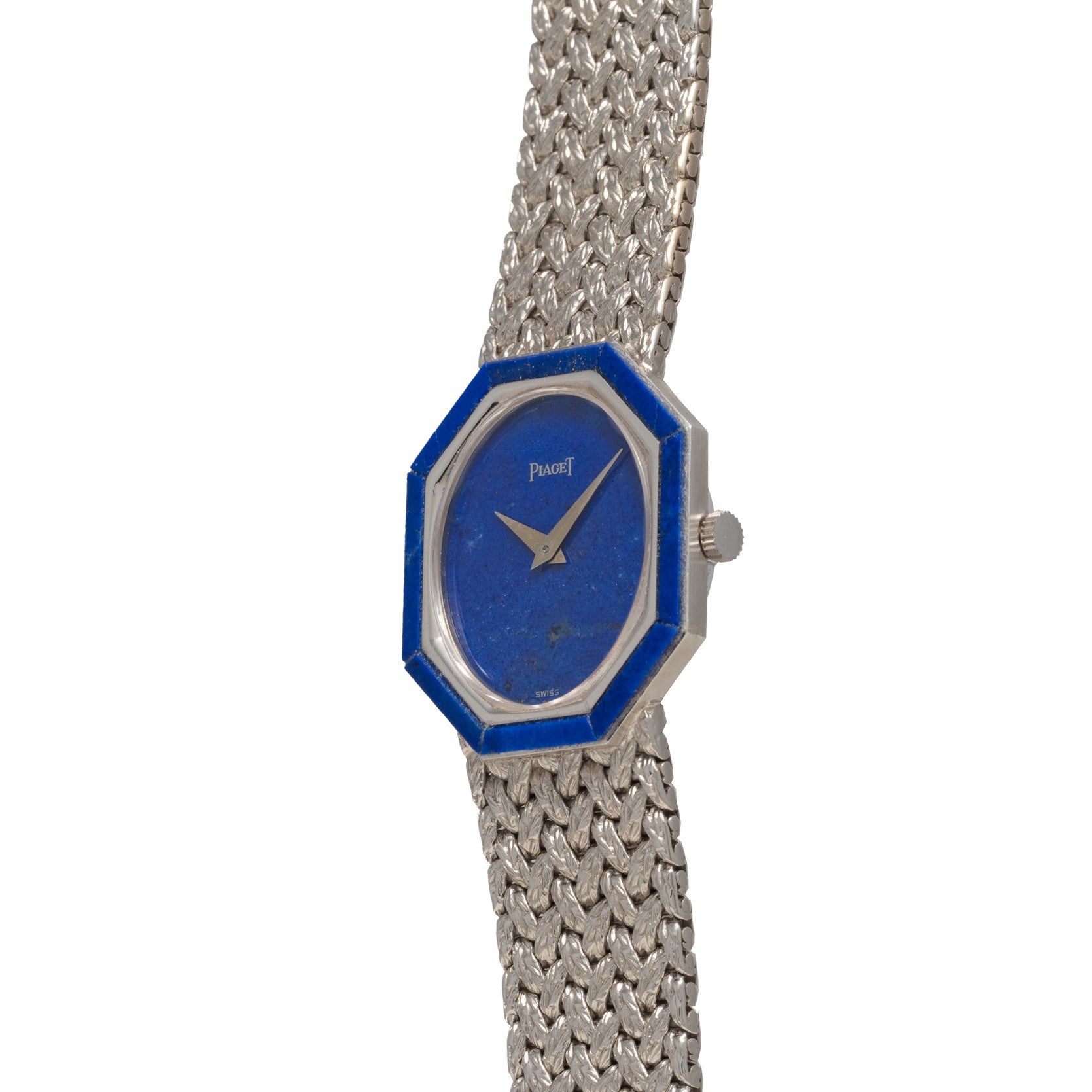 Lapis Lazuli' White Gold Dress Watch
