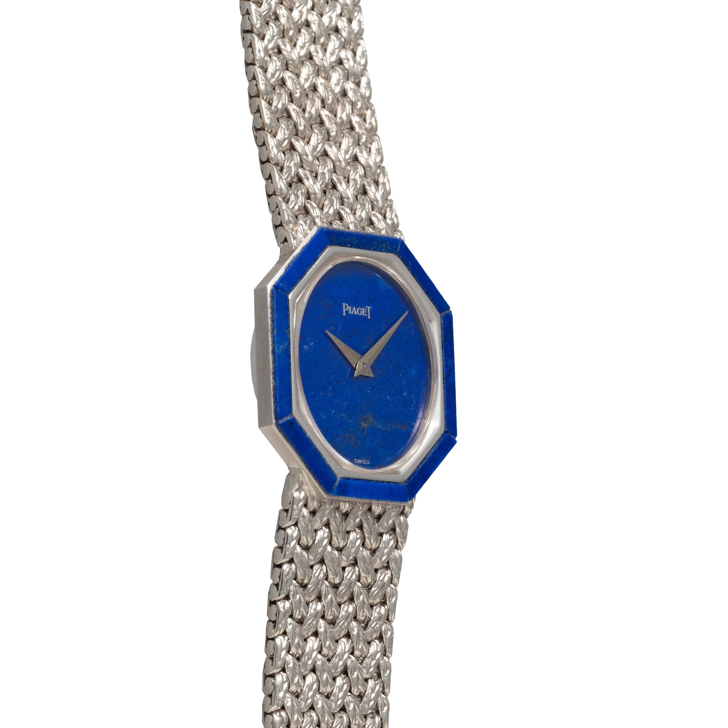 Lapis Lazuli' White Gold Dress Watch