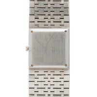 White Gold 'Onyx' Dress Watch