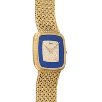 Pave 'Lapis Lazuli' Dress Watch