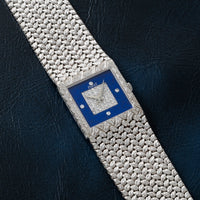 Tradition 'Lapis Lazuli' Diamond Dress Watch