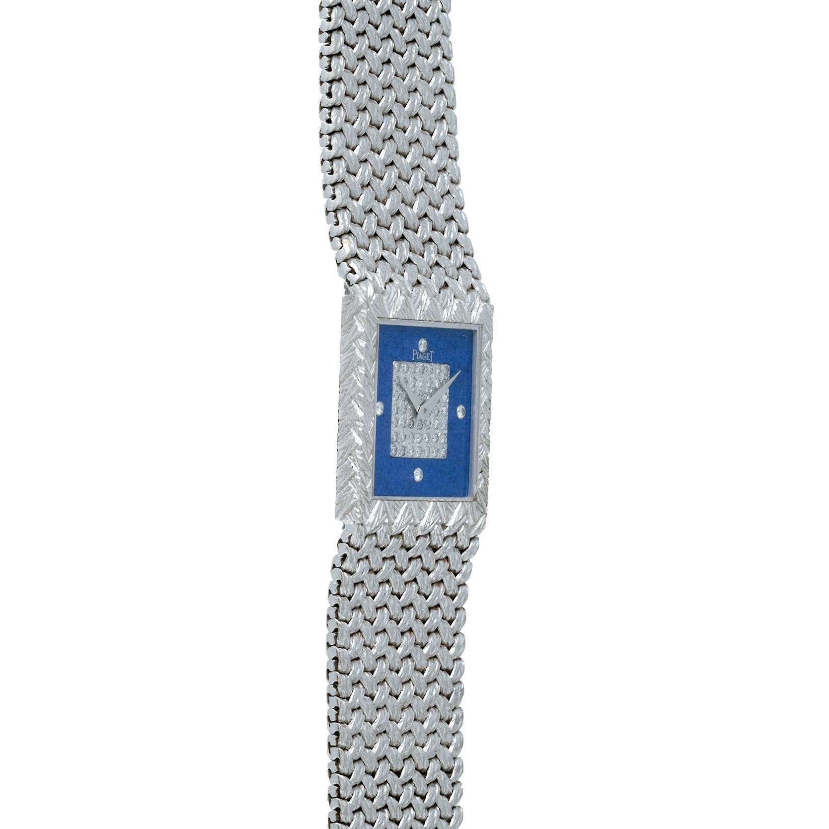 Tradition 'Lapis Lazuli' Diamond Dress Watch