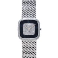 Hawk Eye' White Gold Dress Watch