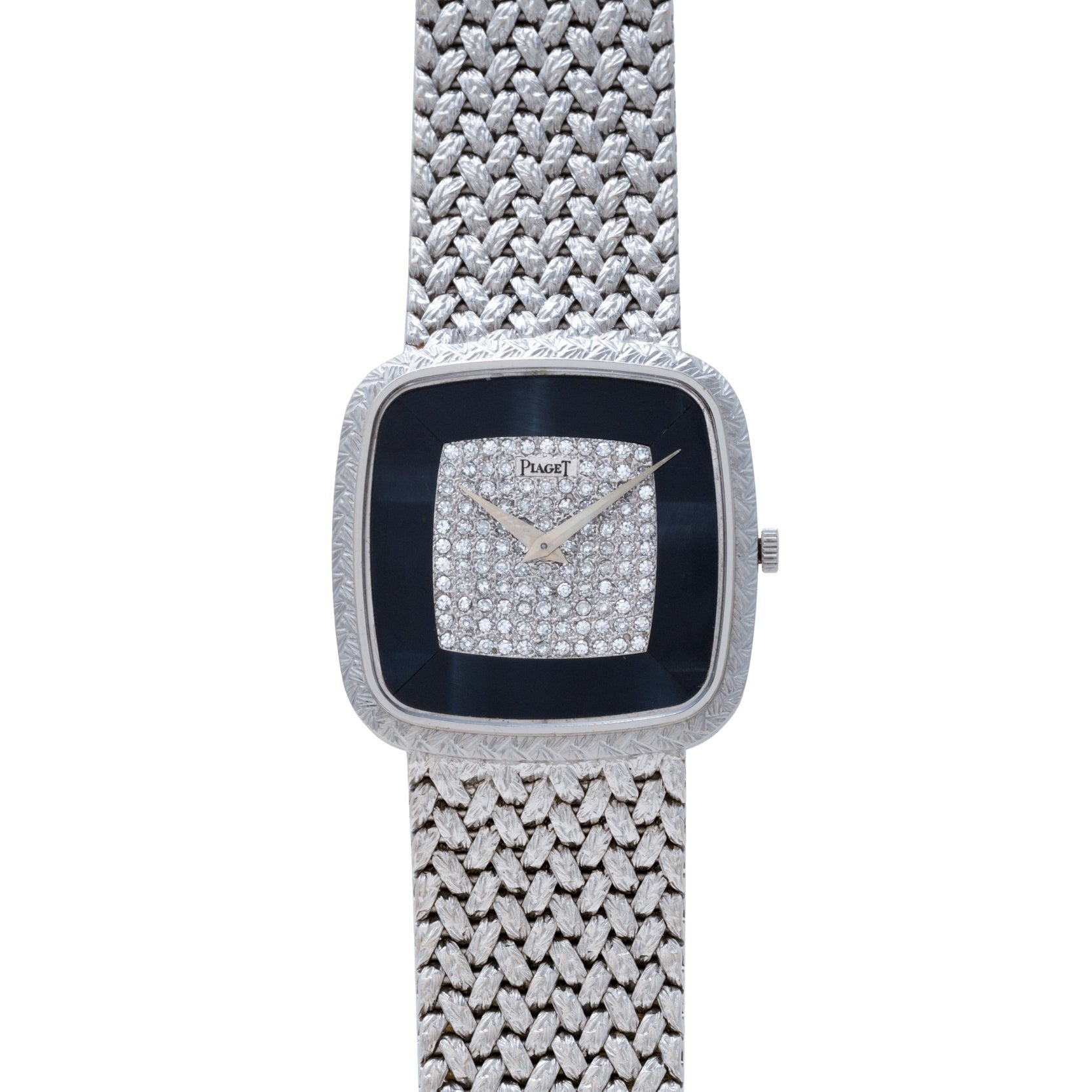 Hawk Eye' White Gold Dress Watch