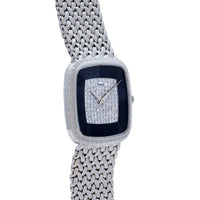 Hawk Eye' White Gold Dress Watch