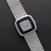 Hawk Eye' White Gold Dress Watch
