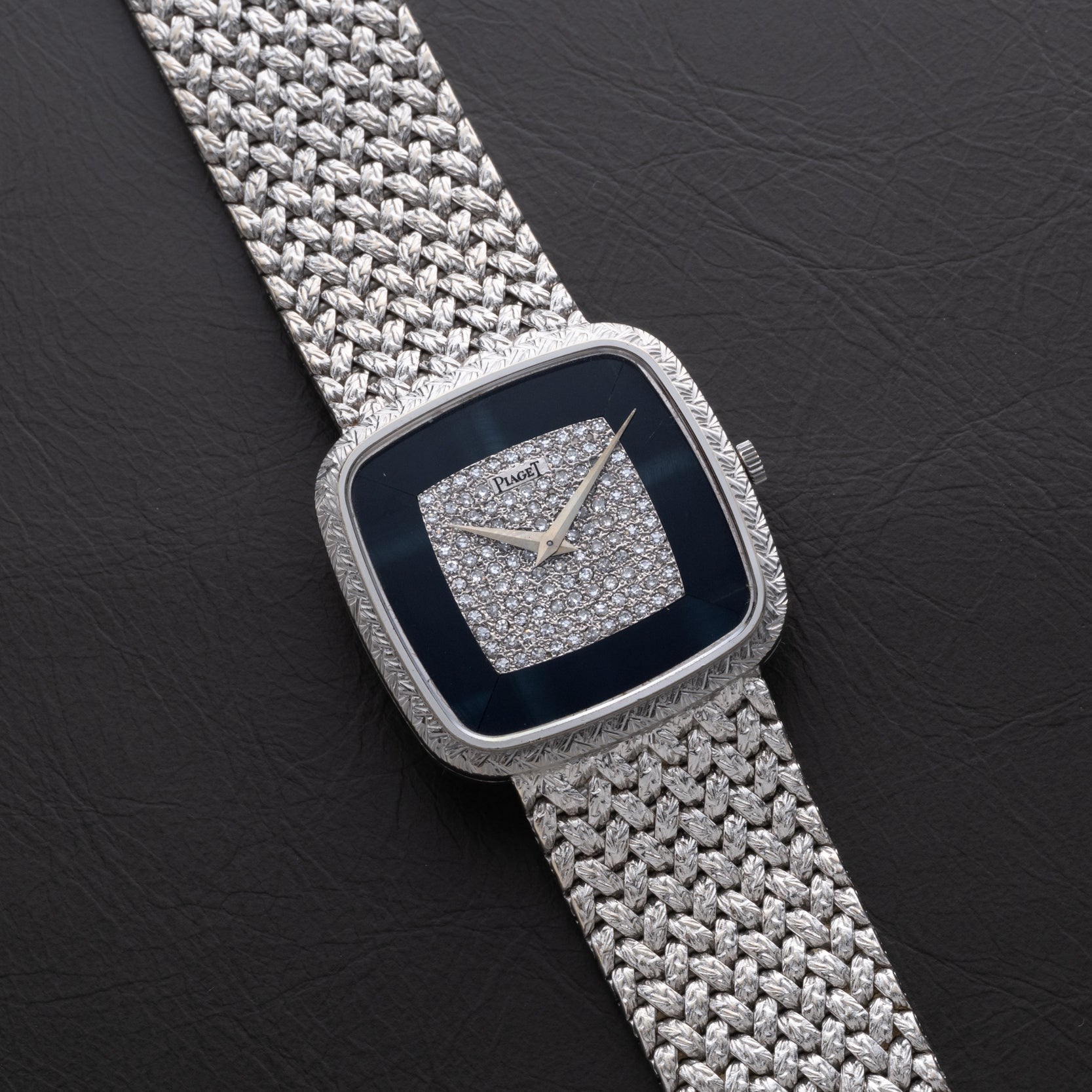 Hawk Eye' White Gold Dress Watch