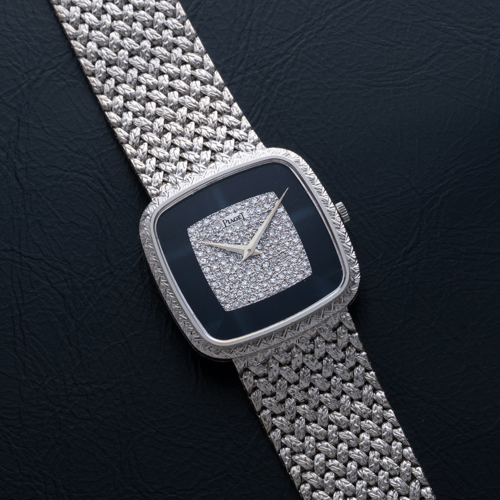 Hawk Eye' White Gold Dress Watch