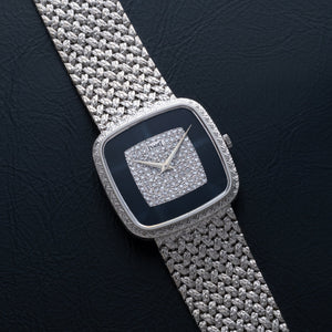 Hawk Eye' White Gold Dress Watch