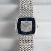 Hawk Eye' White Gold Dress Watch