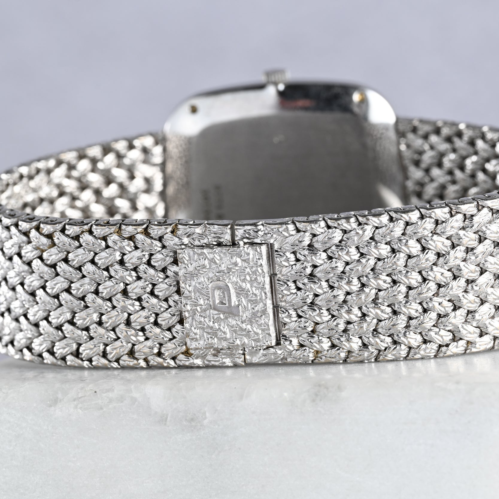 Hawk Eye' White Gold Dress Watch