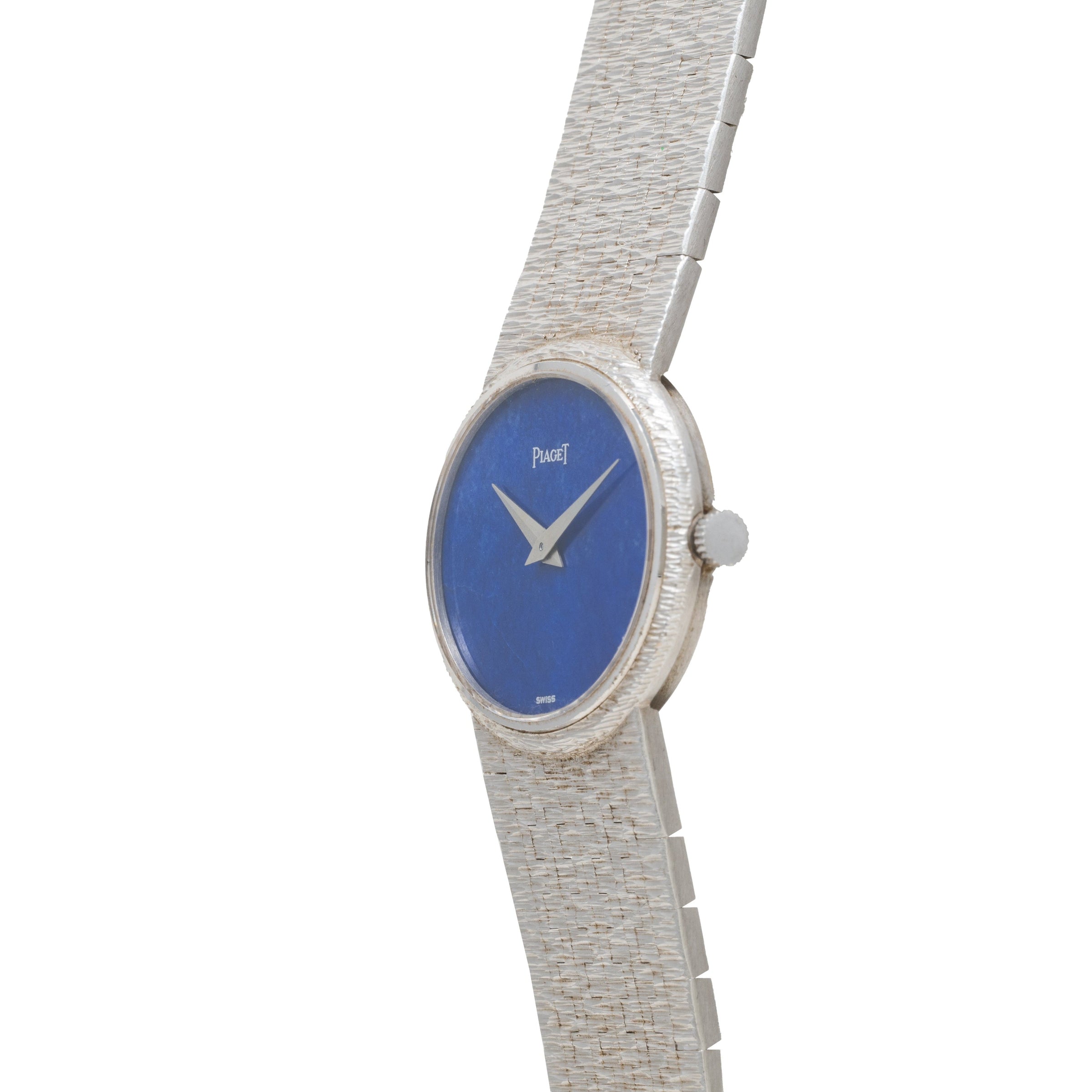White Gold 'Lapis Lazuli' Dress Watch