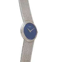 White Gold 'Lapis Lazuli' Dress Watch