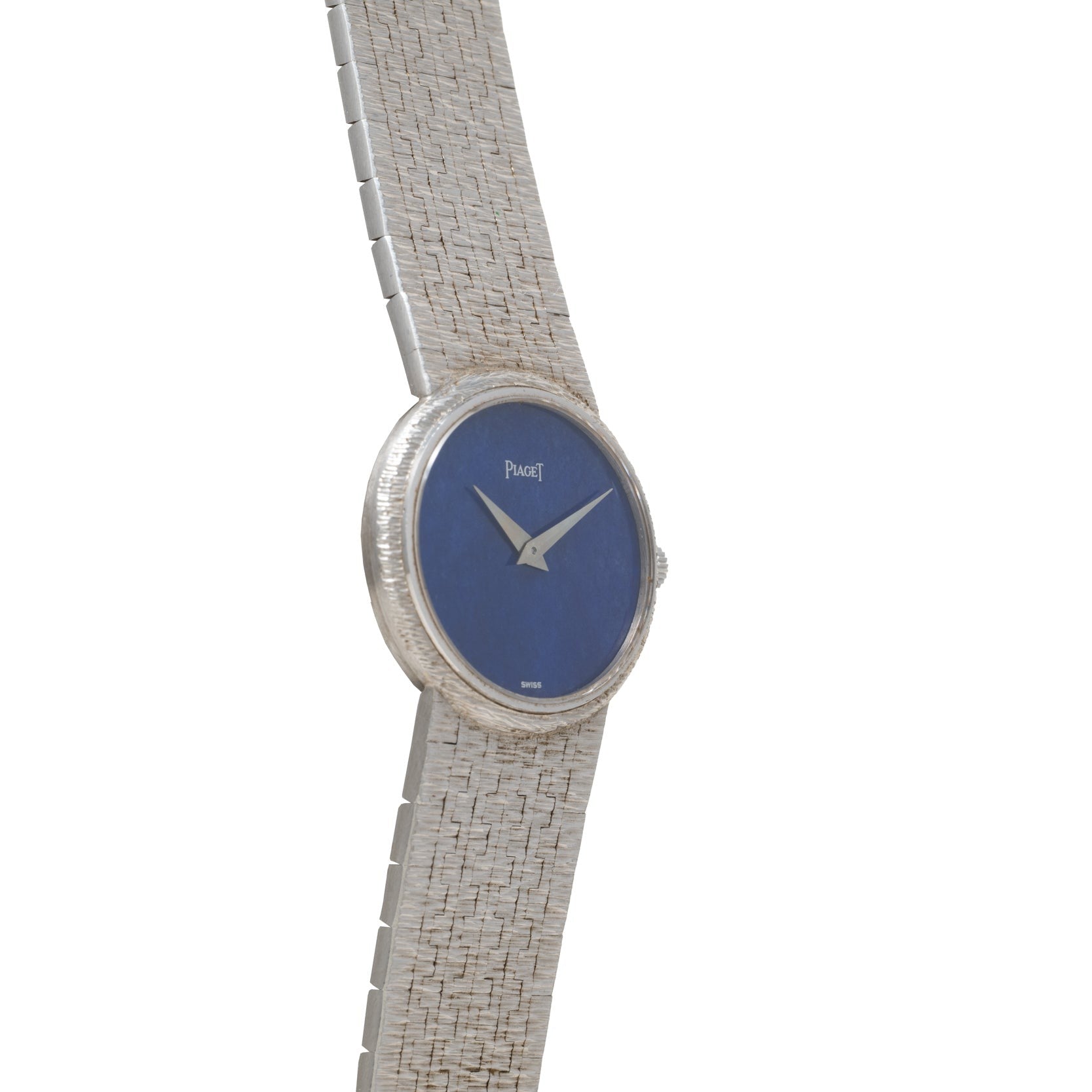 White Gold 'Lapis Lazuli' Dress Watch
