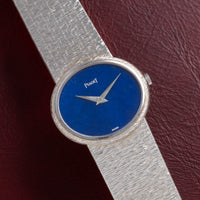 White Gold 'Lapis Lazuli' Dress Watch