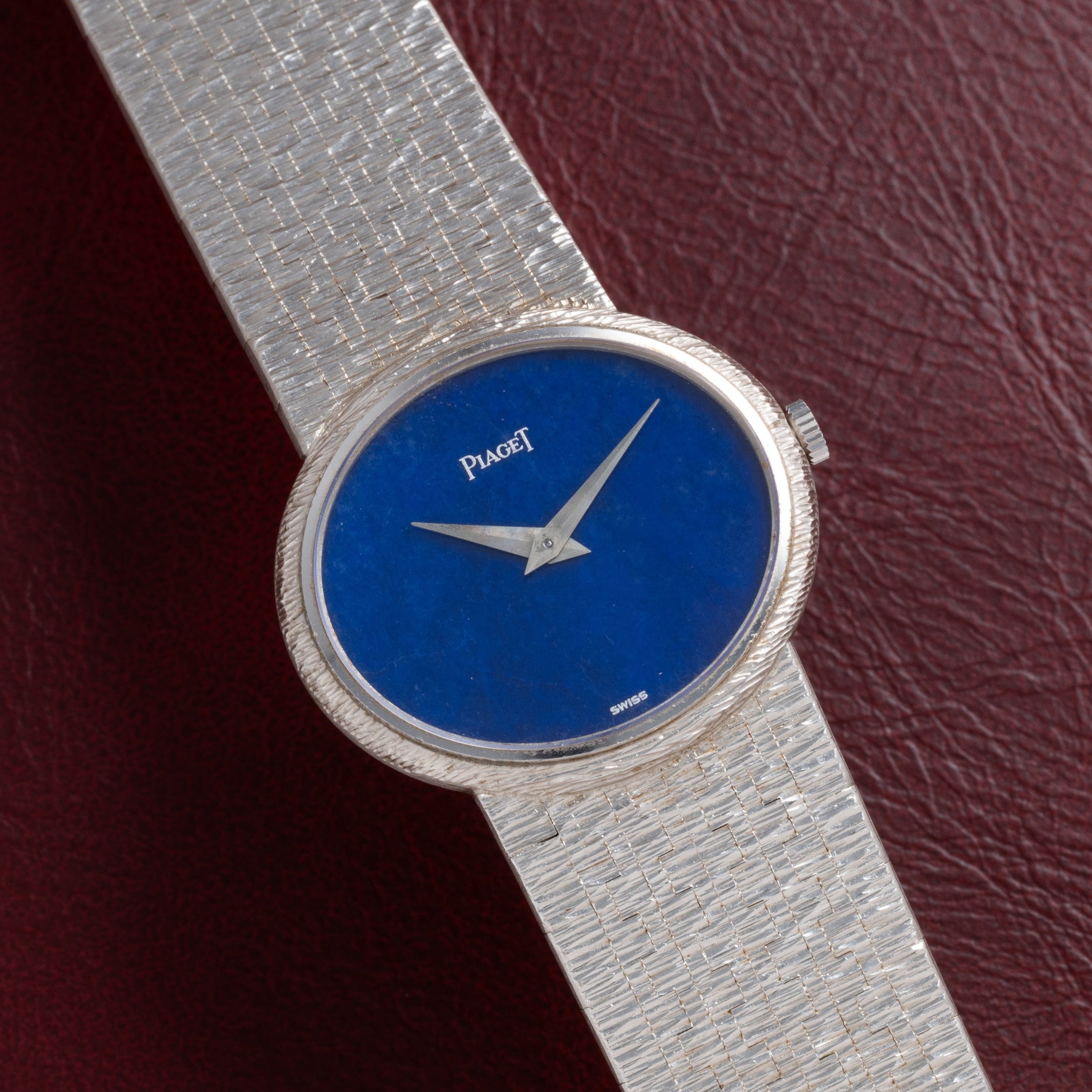 White Gold 'Lapis Lazuli' Dress Watch