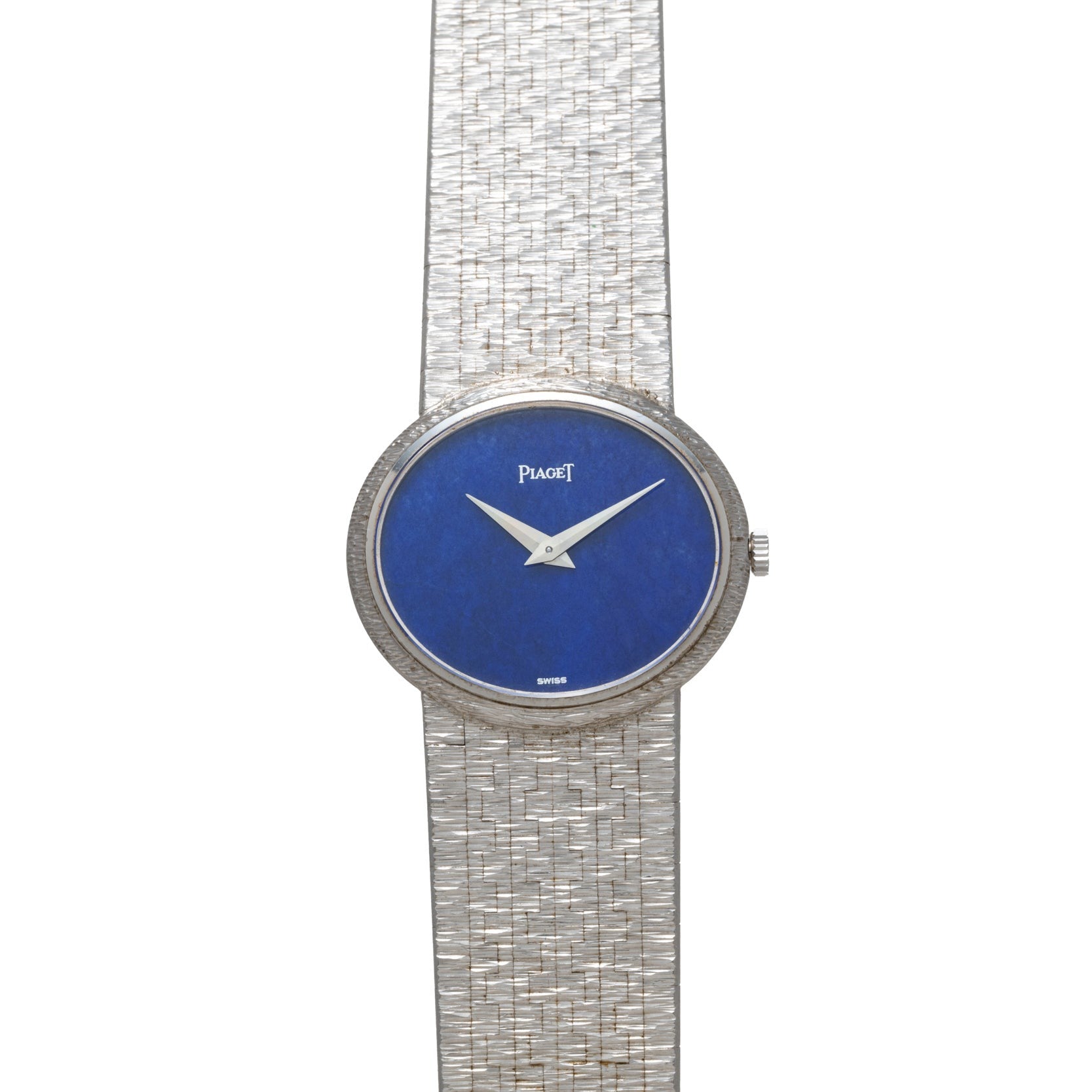 White Gold 'Lapis Lazuli' Dress Watch