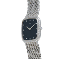 Onyx Dial White Gold Dress Watch