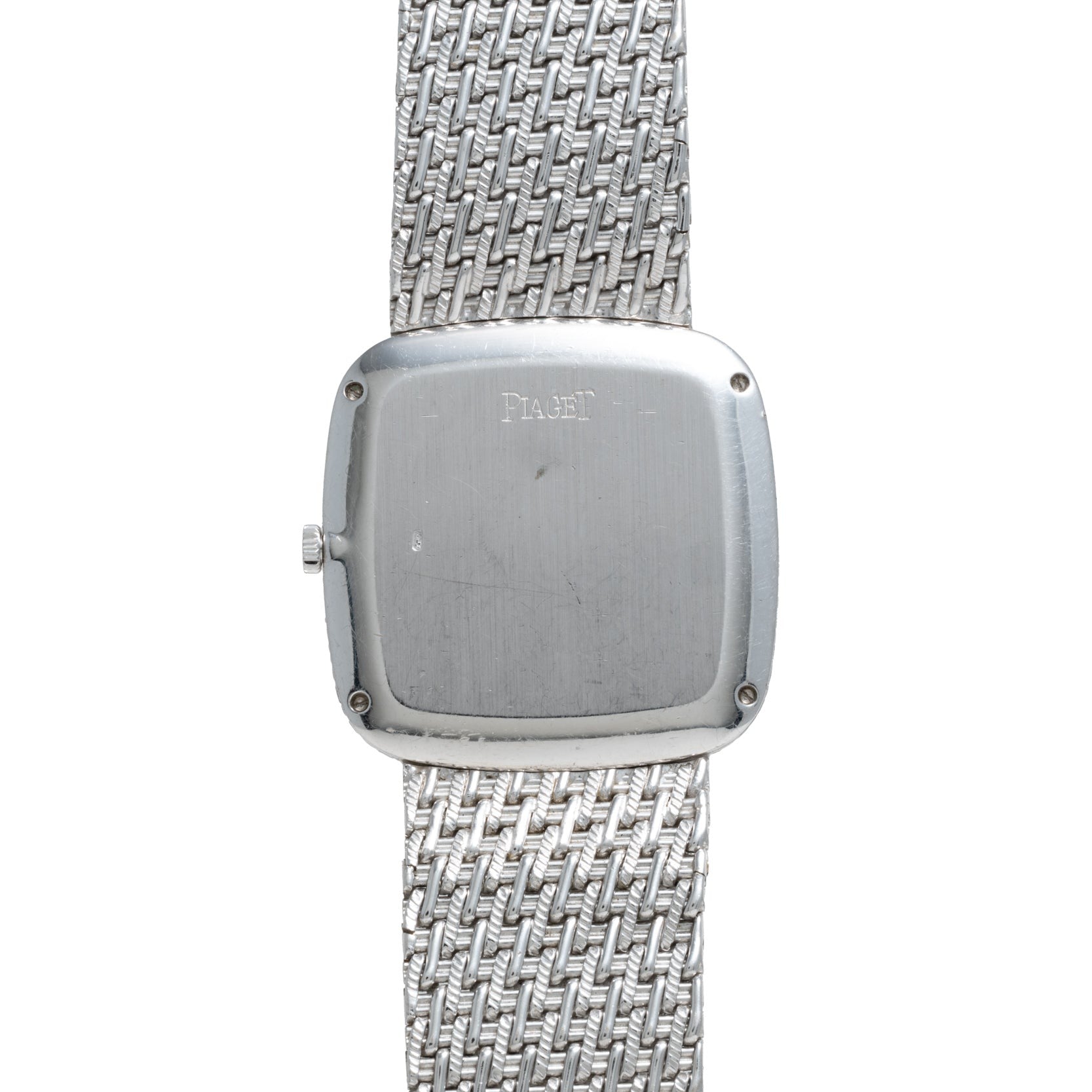 Onyx Dial White Gold Dress Watch