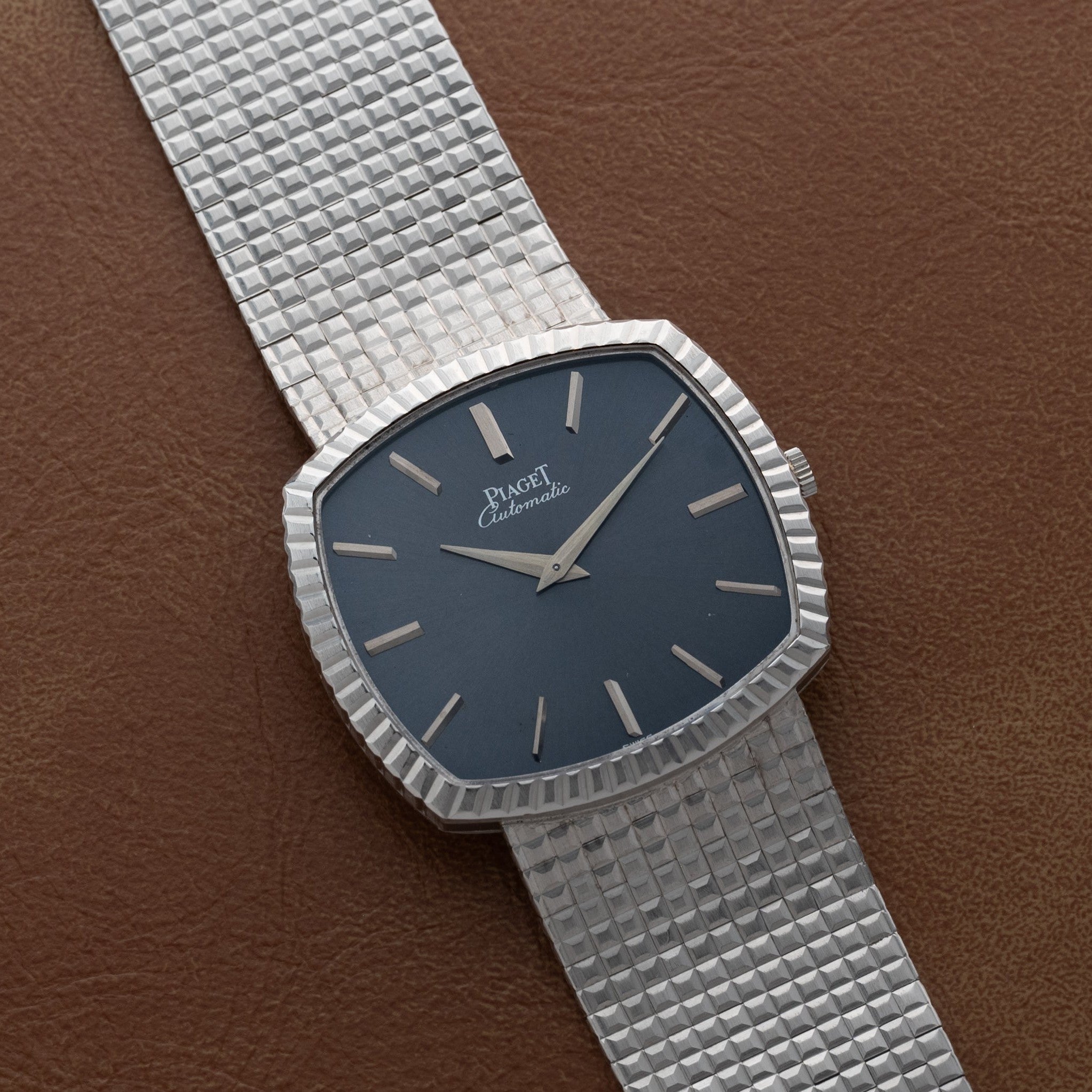 Sqound' White Gold Dress Watch