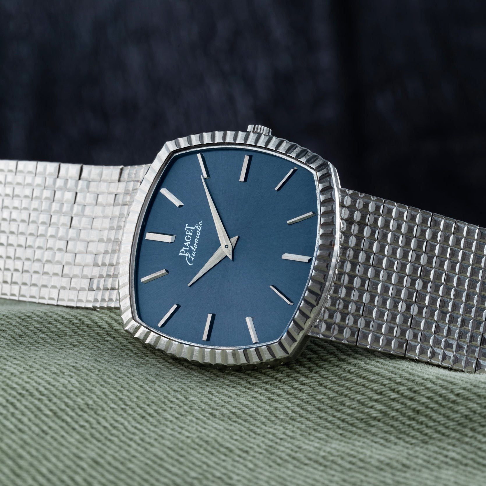 Sqound' White Gold Dress Watch